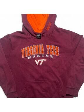 Colosseum Virginia Tech Hokies VT Maroon Hoodie Men’s Large